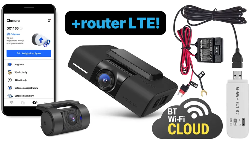 wideorejestrator finevu gx1100 cloud